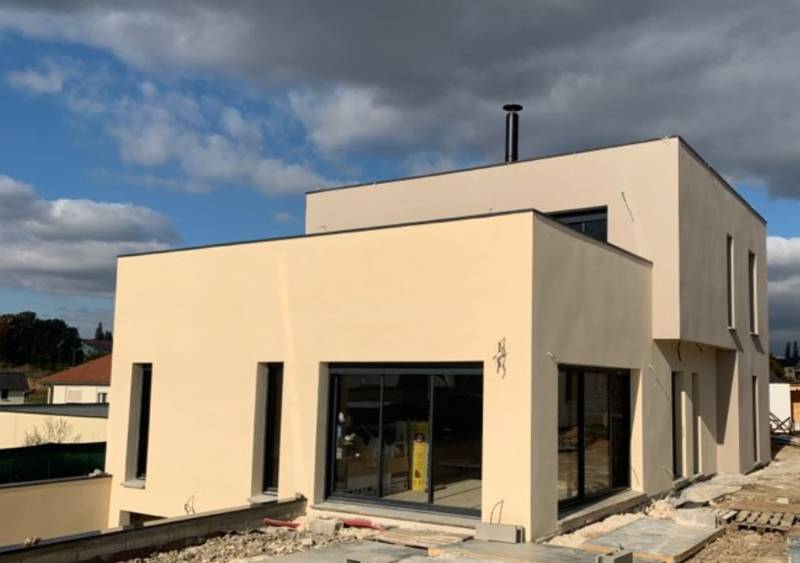 Construction d'une maison contemporaine secteur de Rouen 76 Seine Maritime